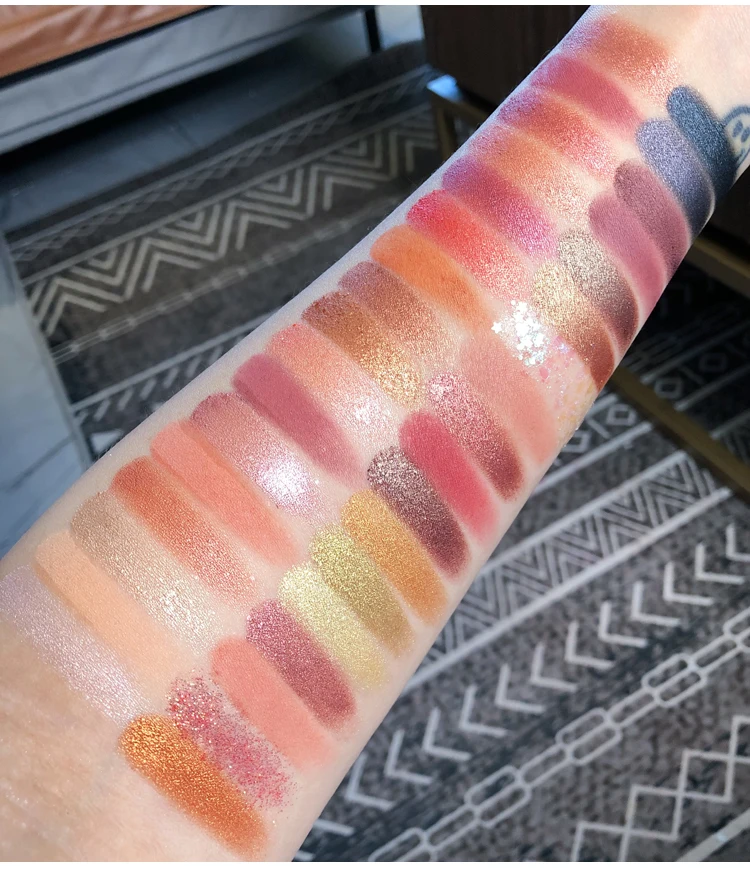 35 цветов мерцающие матовые тени для век Палитра блестящая подсветка