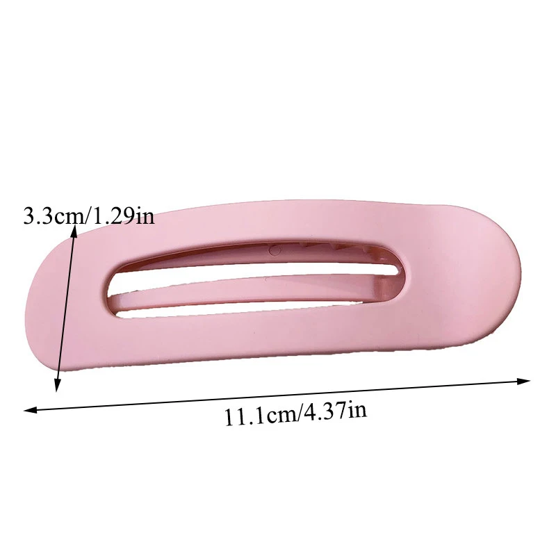 

Cheapest Frosted Hair Clip Large Duckbill Clip Korean Side Clip Back Head Hair Big Clip Bangs Headdress Female Hair Tools