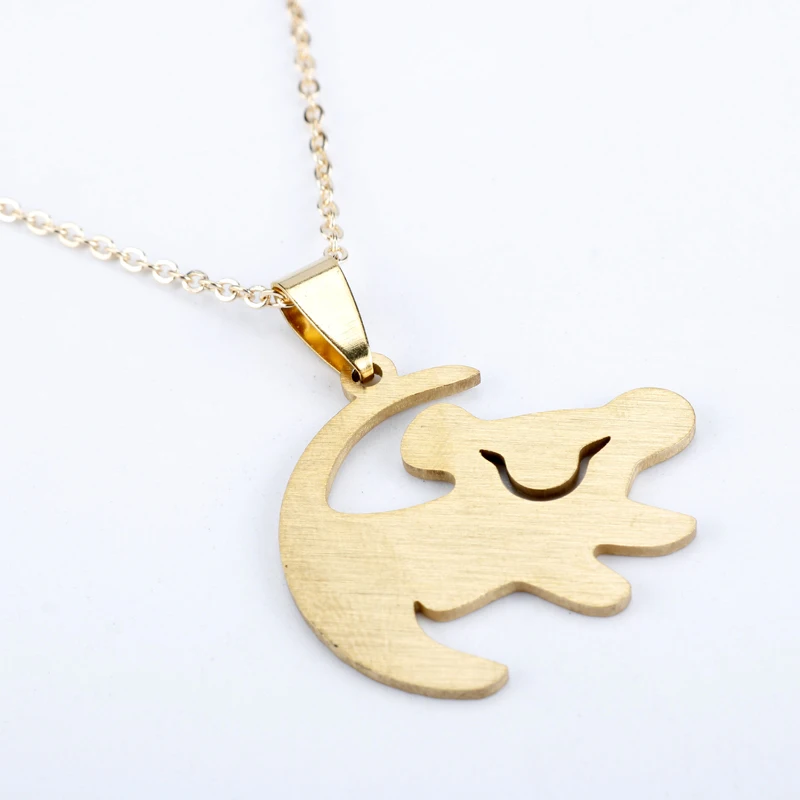 Цепочка с подвеской в виде льва из нержавеющей стали бижутерия для косплея