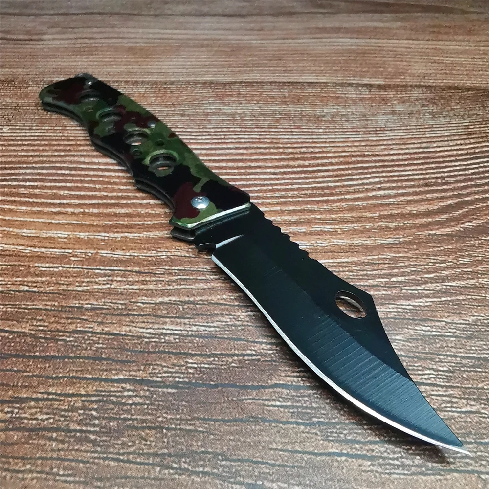 Тактический складной нож карманный быстрооткрывающийся клинок из стали 9CR18MOV