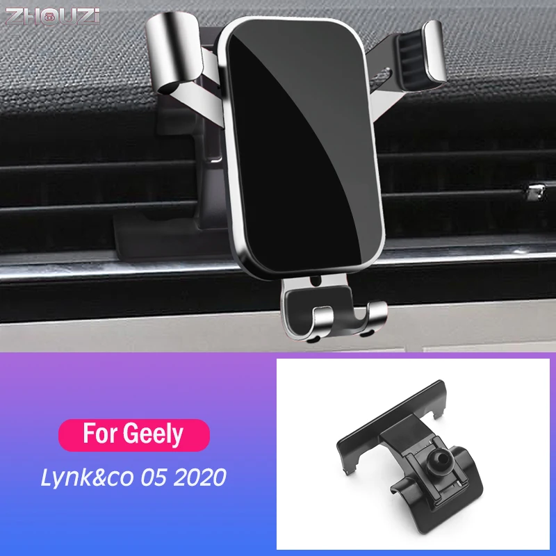 

Car Mobile Phone Holder Special Air Vent Mounts Stand GPS Navigation Bracket For LYNK&CO 05 2020 Car Accessories