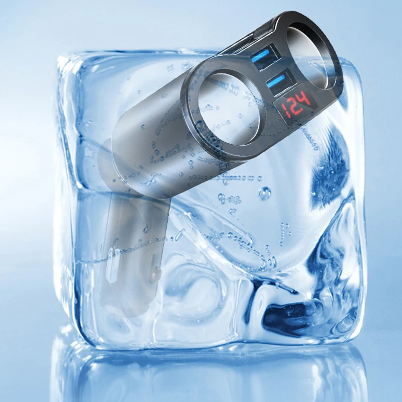 Разветвитель с двумя USB-портами автомобильные аксессуары для MP3 DVR SUV светодиодный