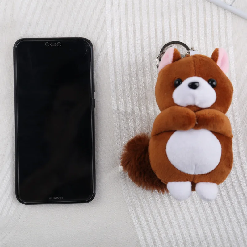 Модные украшения милая плюшевая игрушка в виде белки кукла-подвеска аксессуары