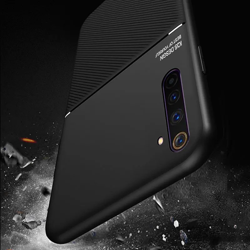 Для Realme 8 чехол из углеродного волокна мягкий силиконовый для OPPO 6 7 7i X7 X50 Pro