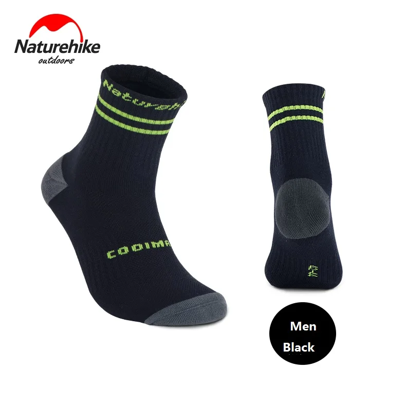 Naturehike уличные носки Мужчины wo мужчины треккинг Баскетбол походный носок Coolmax