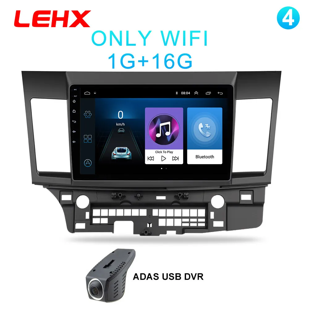 Автомобильный Android 8,1 автомобильный dvd мультимедиа для MITSUBISHI LANCER 10,1 дюймов 2 DIN Gps навигация Радио Видео Аудио плеер - Цвет: LAN-901-DVR