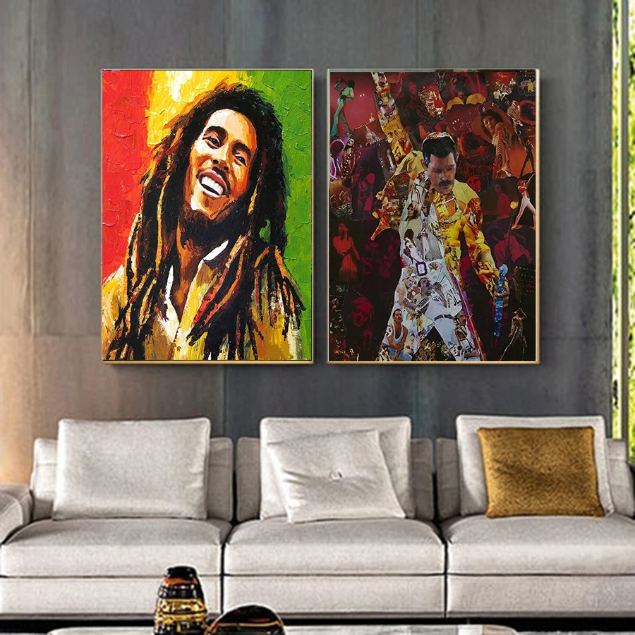 DIY картина по номерам всемирно известный певец ручная роспись маслом на холсте