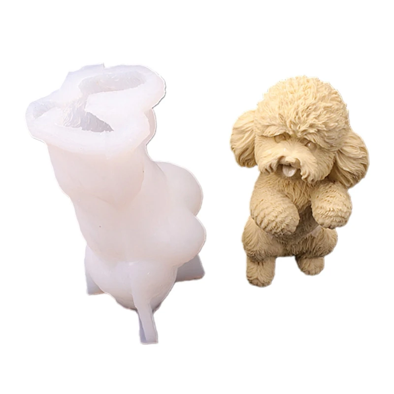 

Standing Small Dog Craft Art Silicone Soap Mold Craft Molds Diy Handmade Soap
