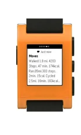 ZycBeautiful для Pebble классические электронные бумажные умные часы многофункциональные Pebble спортивные часы 5-атм водонепроницаемые умные часы - Цвет: Оранжевый