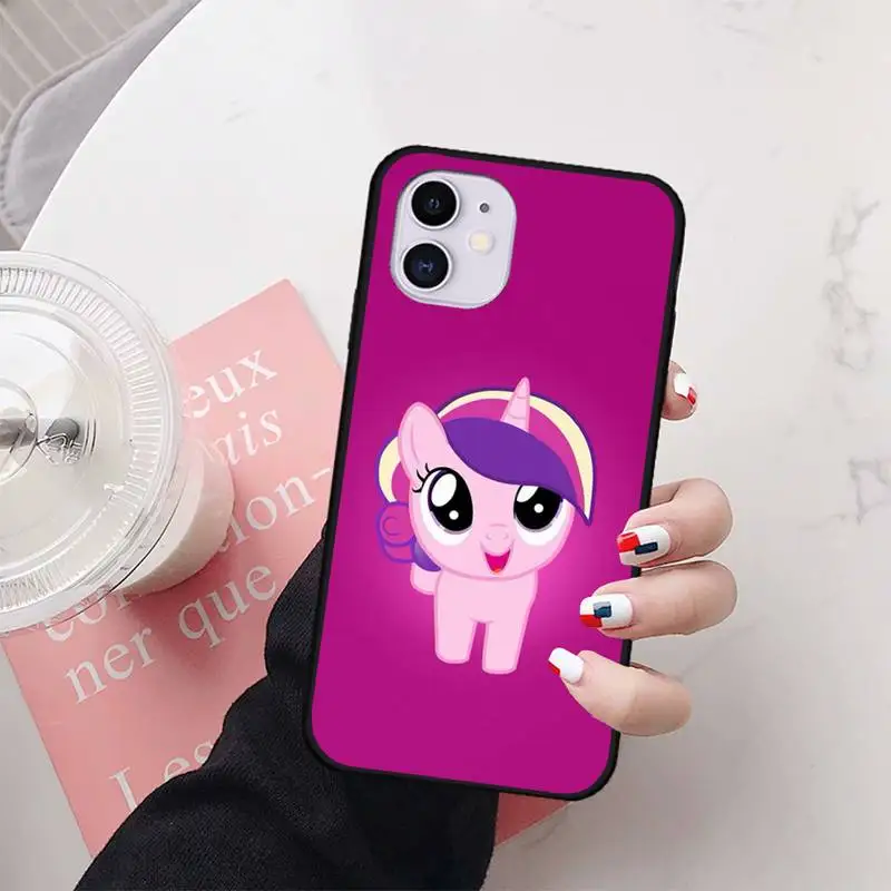 

My Little Pony Phone Case Black TPU Soft For IPhone 12 11 PRO MAX X XS XR 6S 7 8 PLUS SE Cases Cover