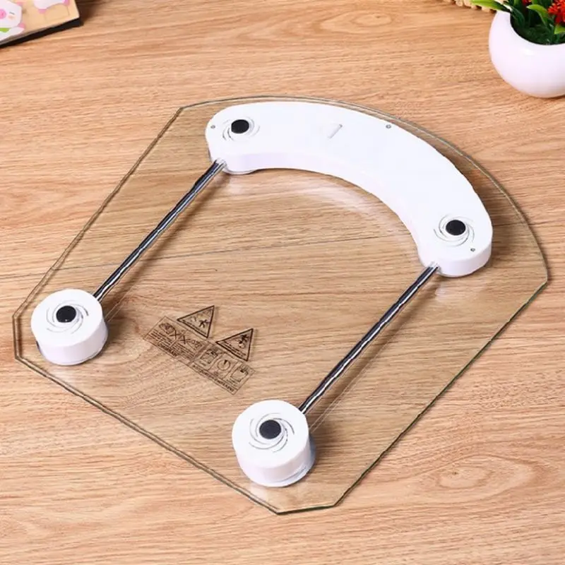 Цифровые электронные весы для тела из закаленного стекла большой дисплей с