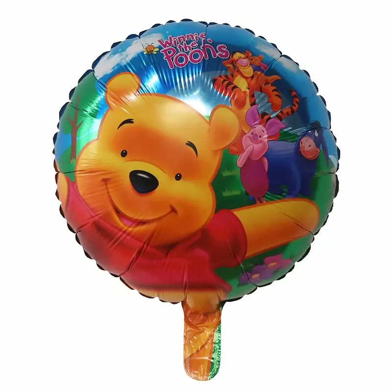 

50Pcs Disney Winnie The Theme Pooh 18 Inch Aluminum Double-Sided Film Balloon Cartoon Kids Birthday Party Decorations Supplies
