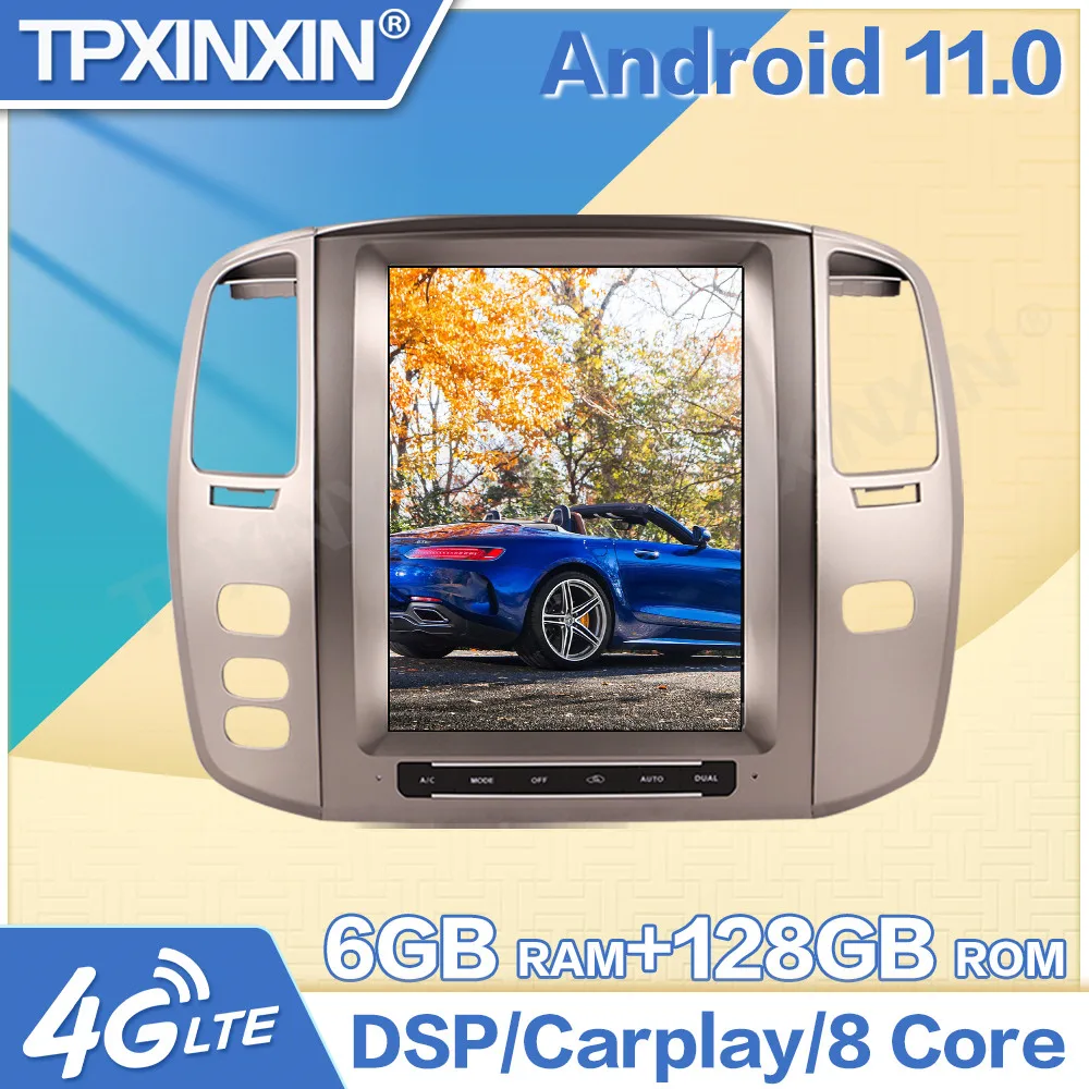 

Android 11 For Lexus LX470/LX-470 2002-2007 car stereo auto radio GPS navigator Video Audio Receiver Head Unit