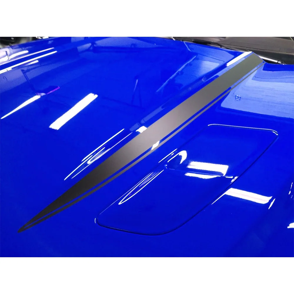 

car drcor durable reliable Stripe Sticker vinyl auto vehicle Hood Spear Decals 2015-2017 Ford Mustang high quality