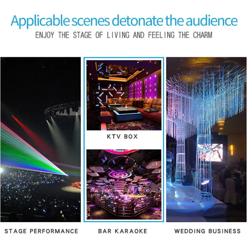 Мини светодиодный лазерный светильник 32RG поворотный USB Перезаряжаемый