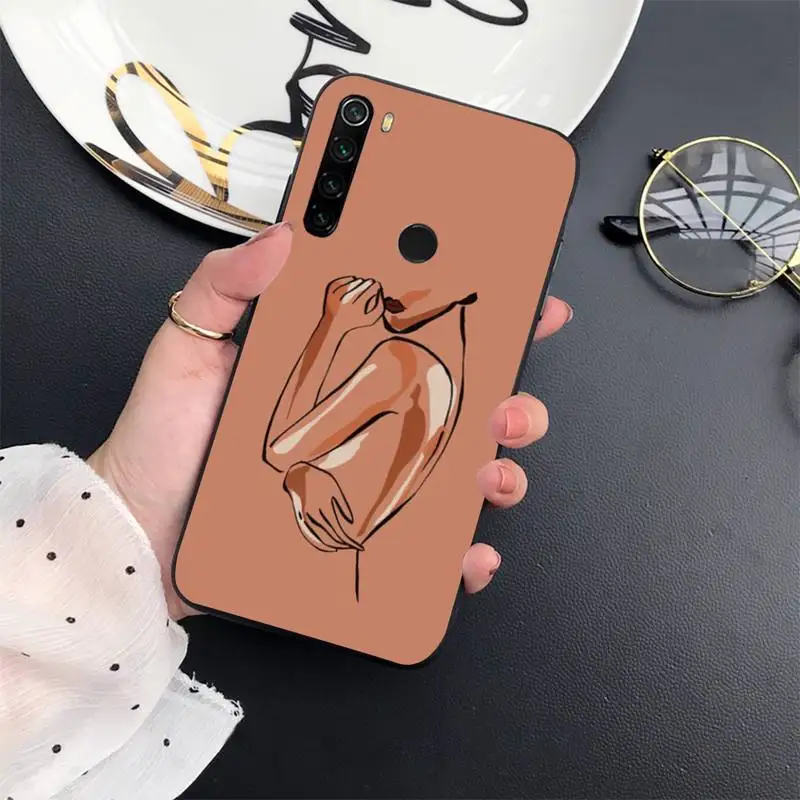 

Abstract art design sexy girl Phone Case For Xiaomi mi 9 9t 10 redmi 9 9a 8 8a note 10 9 9s 8 8t 7 pro max funda