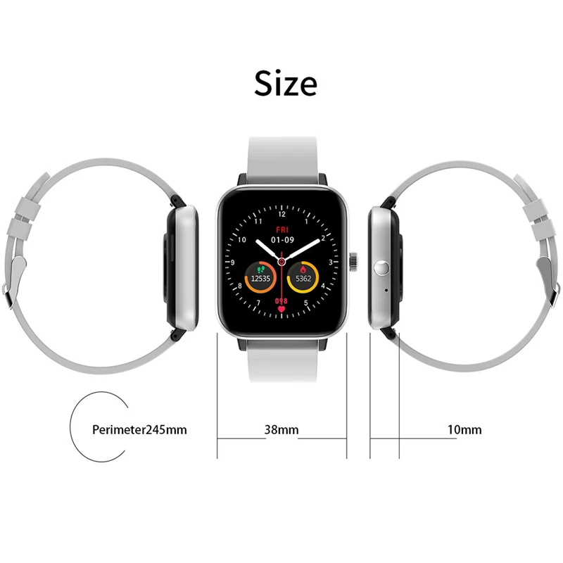 

Bluetooth 5.0 Smart Watch Men 1.54' Full Touch Answer Call Smartwatch Women Blood Pressure Watch Smart For Android IOS 2020