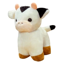 new hot 304050cm lovely fortune cow plush toys soft stuffed cute animal milk cattle plush hug doll for kids baby birthday gift