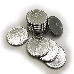 100 шт. аркадная игра монета жетон из нержавеющей стали 25*1,85 мм развлечения монеты Жетоны для торговых автоматов аркадный шкаф MAME JAMMA