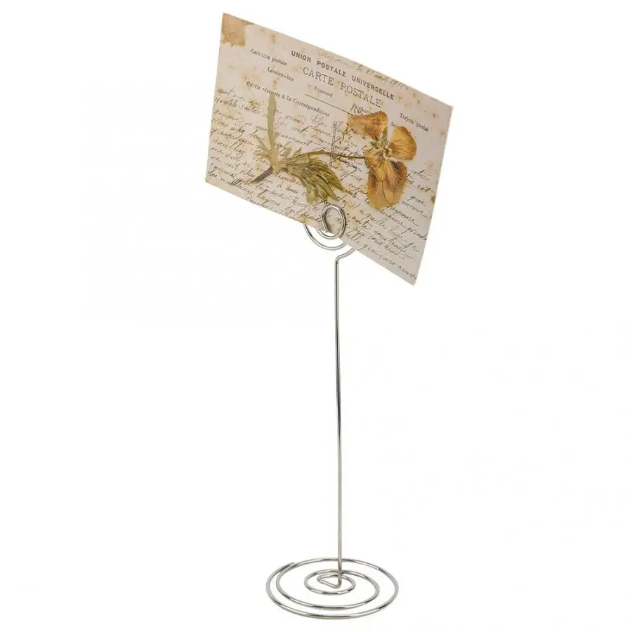 Штампы и штампы 10 шт. держатель номера Стола Имя карты для заметок бумага зажим