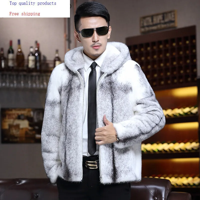 2020 зимняя куртка из натурального меха норки мужское пальто мужские норковые