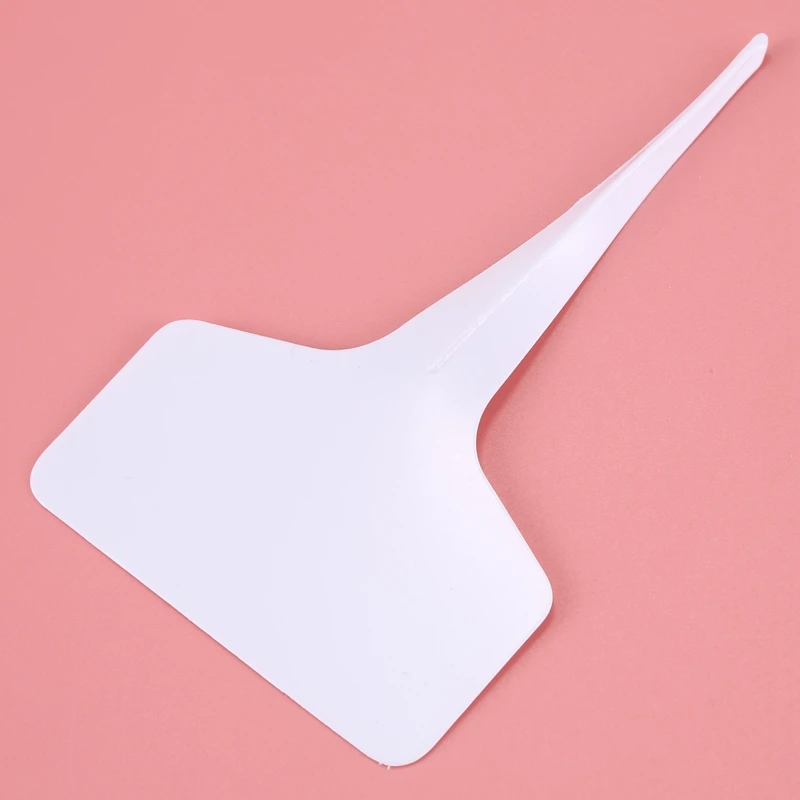 

100 pcs Garden Labels gardening plant classification sorting sign tag ticket plastic writing plate board Plug in card white