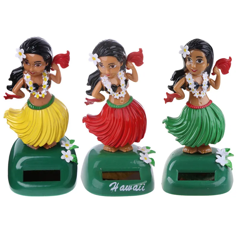 1 шт. Автомобильные украшения Гавайская девушка хула качающаяся голова игрушка