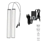 Светодиодный светильник SANOTO с 2 панелями, профессиональная лампа для фотосъемки, 5500k, светильник вой короб для фотостудии, настольная лампа для фотографий