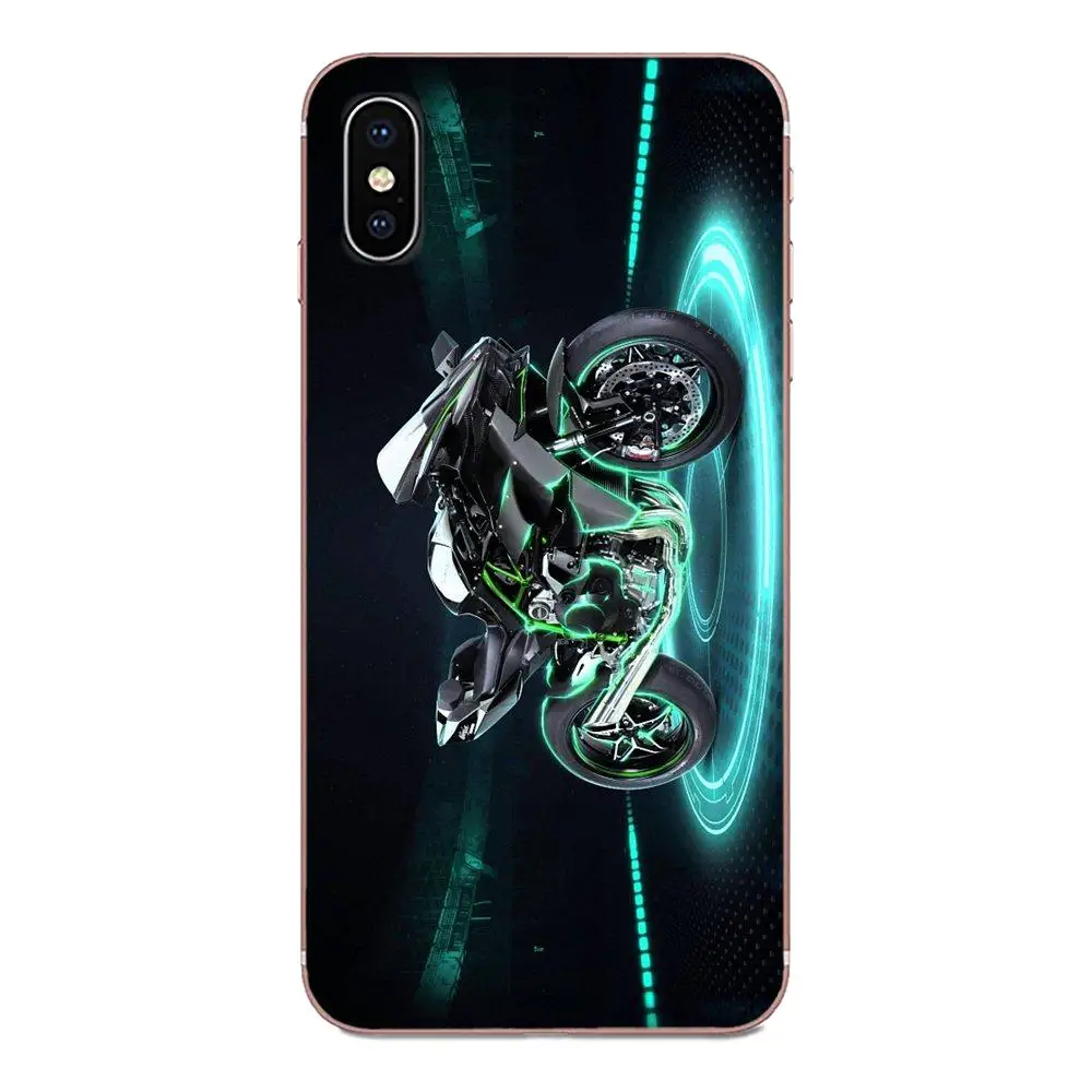 Мягкий мобильный телефон Kawasaki ниндзя Zx R спортивный мотоцикл для Apple iPhone 11 Pro X XS Max