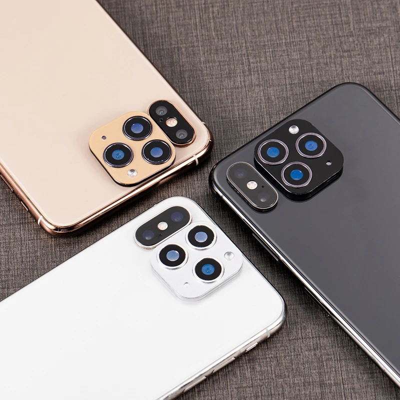 Наклейка на рассеиватель для iPhone XR/XS крышка камеры сменная камера 11 JLRJ88|Наклейки