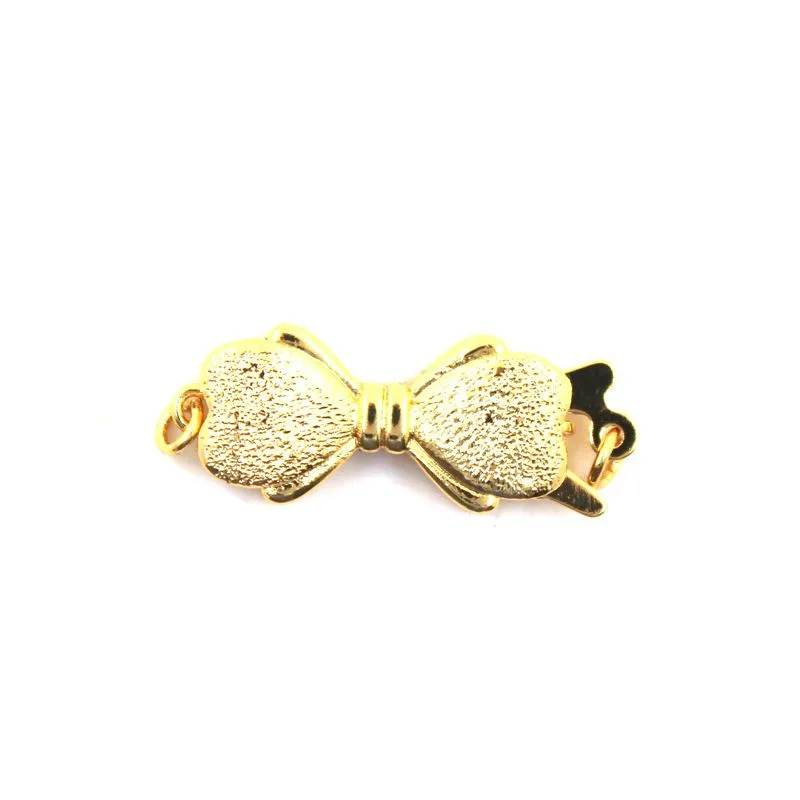 

DIY Necklace Bracelet Connectors Clasp 18K Gold Plating Copper Cubic Zirconia Clasps For Jewelry Making Fastening Accessories