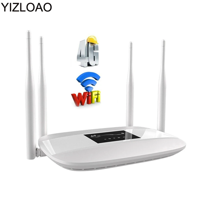 YIZLOAO 4G CPE LTE Wifi роутер с sim картой 150 Мбит/с мобильный Hotspot модем беспроводной