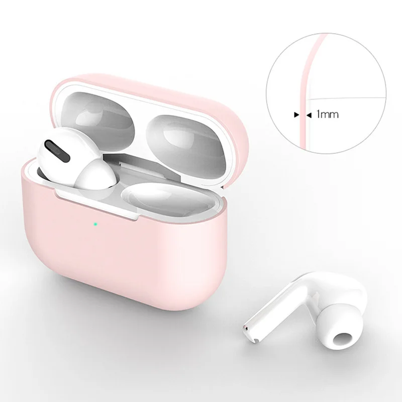 Жидкостный Мягкий силиконовый чехол для Airpods Pro Чехол Беспроводной Bluetooth airpod 3 2019