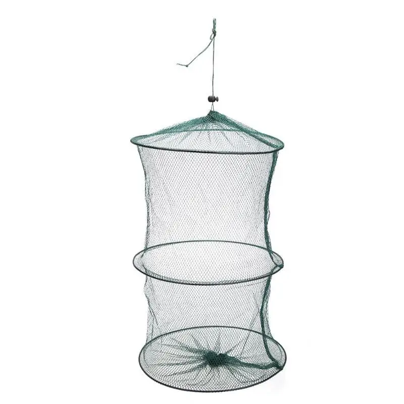 2 слоя Портативный Водонепроницаемый быстросохнущего нейлона рыболовная сеть