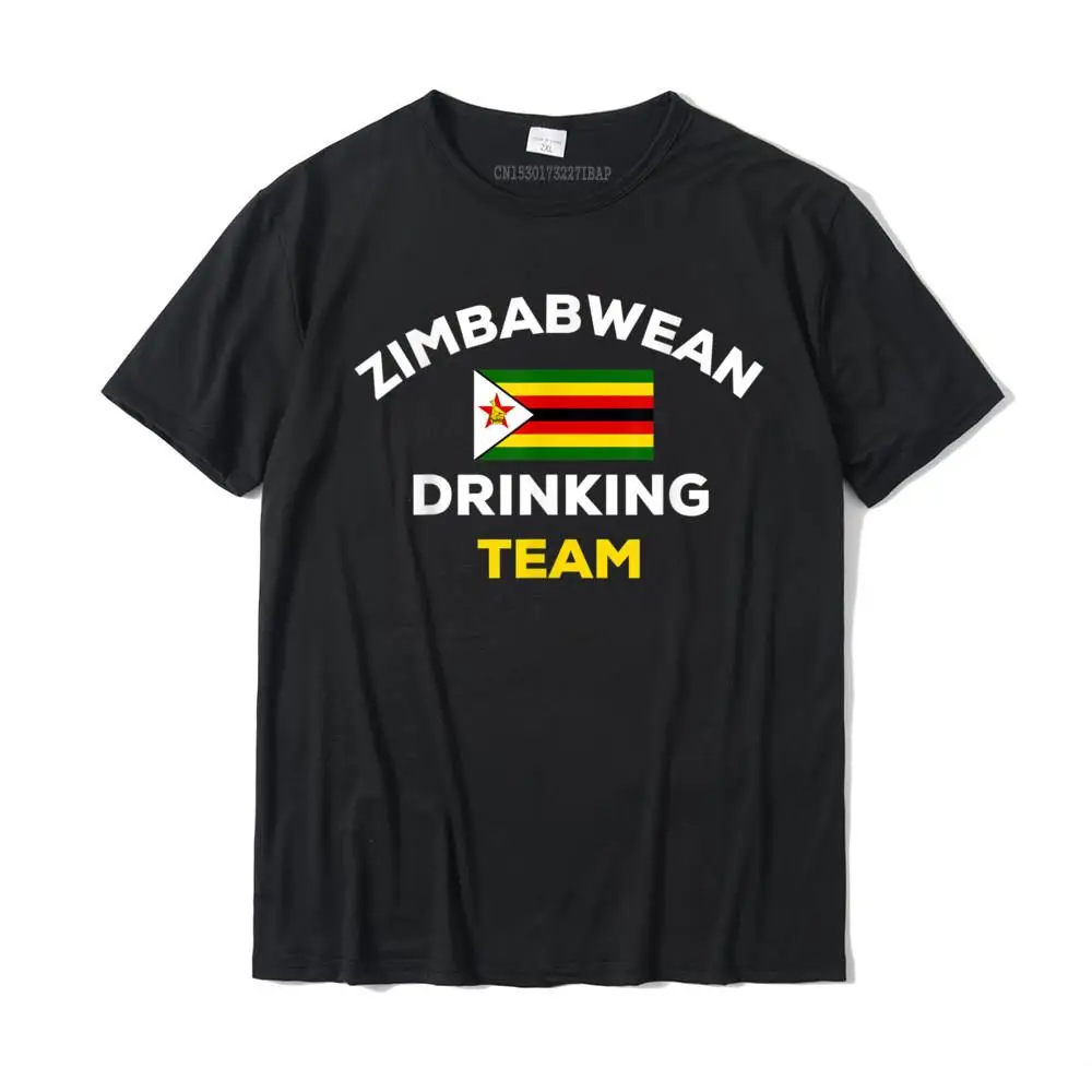 

Zimbabwe Zimbabwean Drinking Team Funny Beer Flag Party Gift T-Shirt T Shirt On Sale Design Cotton Mens T Shirts Casual