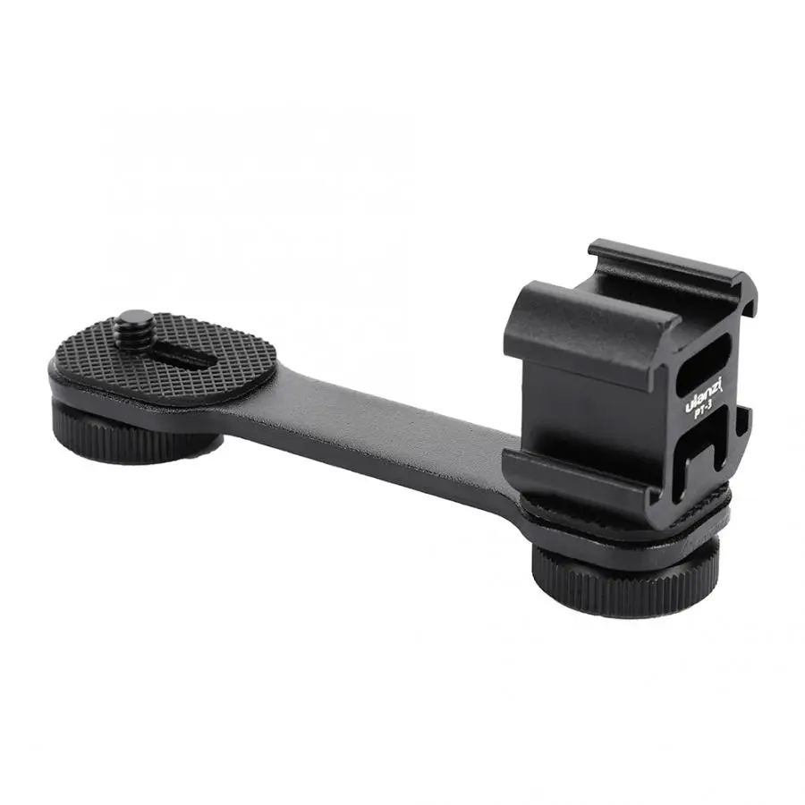 Ulanzi пластинчатый микрофон с тройным креплением для холодной обуви светодиодный