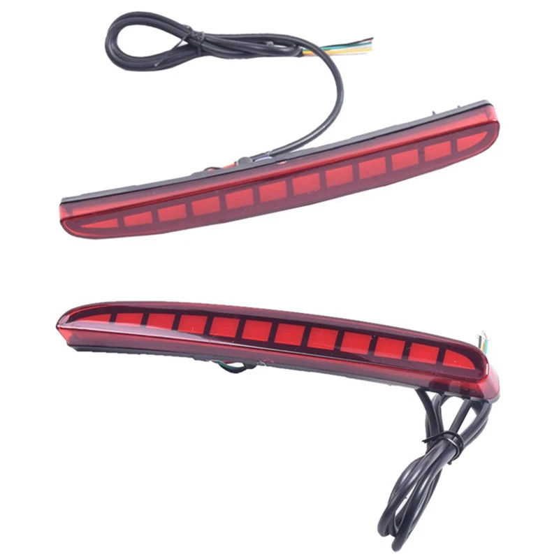 

Multi-Function LED Rear Bumper Light Rear Fog Lamp Auto Bulb Brake Light Reflector for Honda Civic 2016 2017 2018