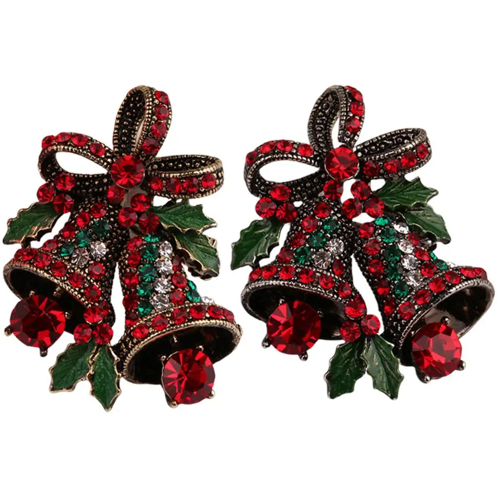 Рождественская булавка женский милый креативный костюм Рождественский бантик