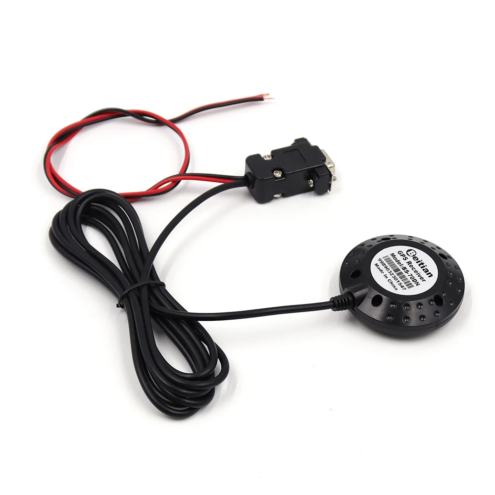 BEITIAN RS-232 5 0 V DB-9 + кабель питания NMEA-0183 GPS приемник 9600bps 1 Гц 2 м двухсторонний скотч