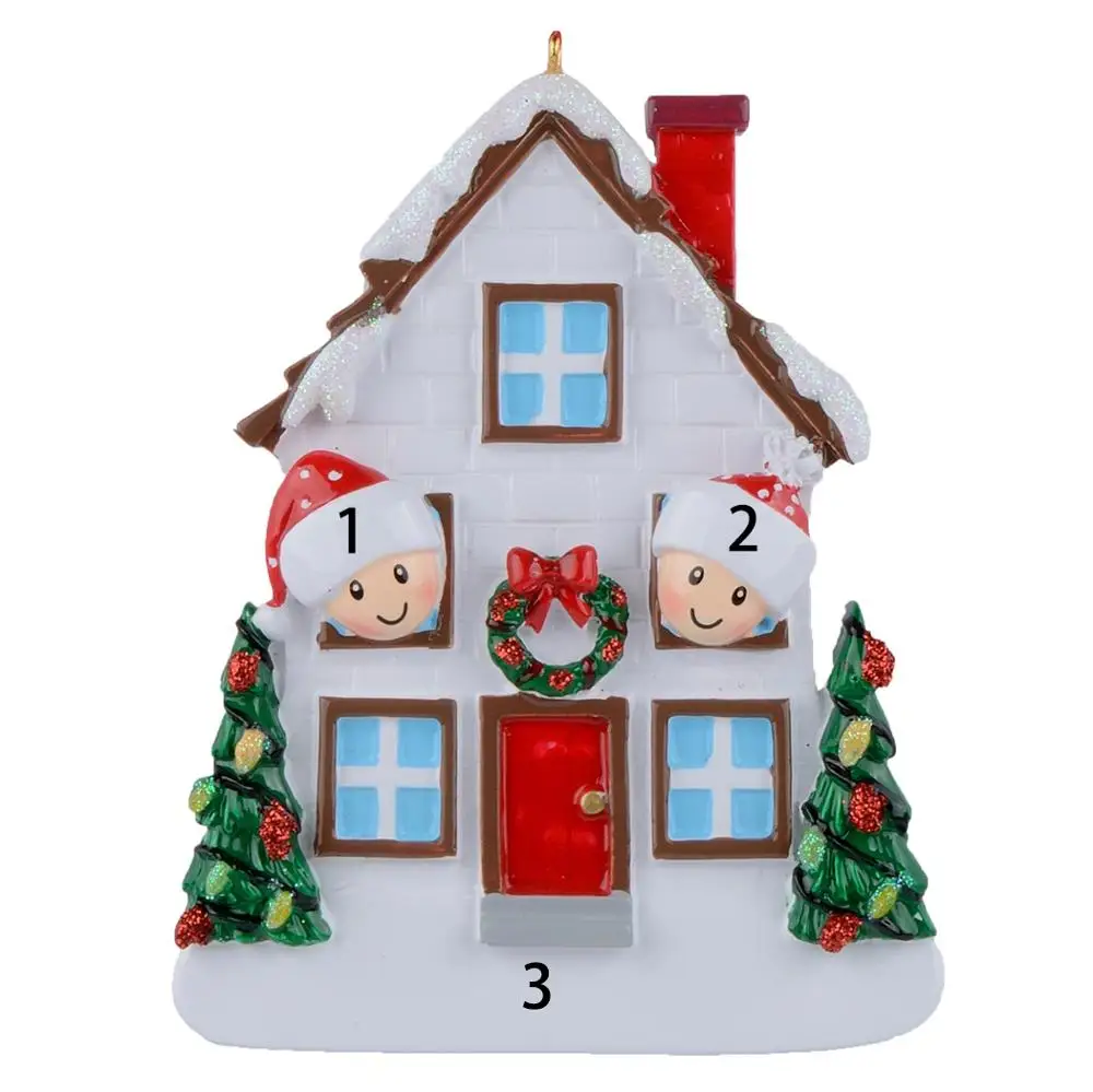 Оптовая продажа рождественский дом 3 Рождественский орнамент