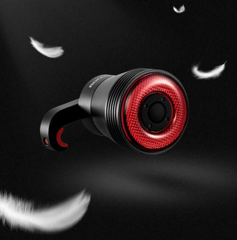 

ROCKBROS Q5 Bicycle Light Auto Brake Sensing Light Waterproof LED Bike Light luz bicicleta trasera Warning Cycling Tail Light