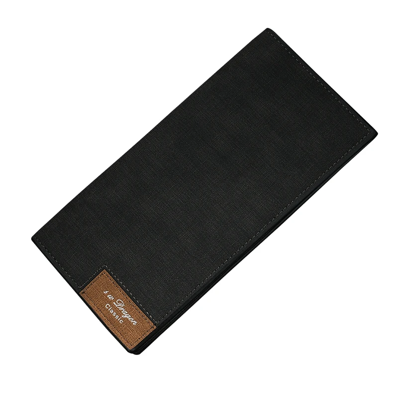 Винтажный Мужской кошелек мужской тонкий складной деловой Длинный двойного