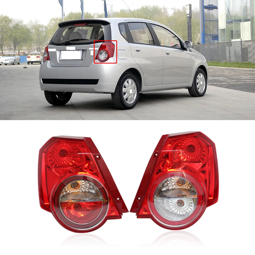 Фото CAPQX 1 шт. для Chevrolet Kalos Daewoo AVEO 5 2008 2011 задний бампер фонарь стоп светильник онарь