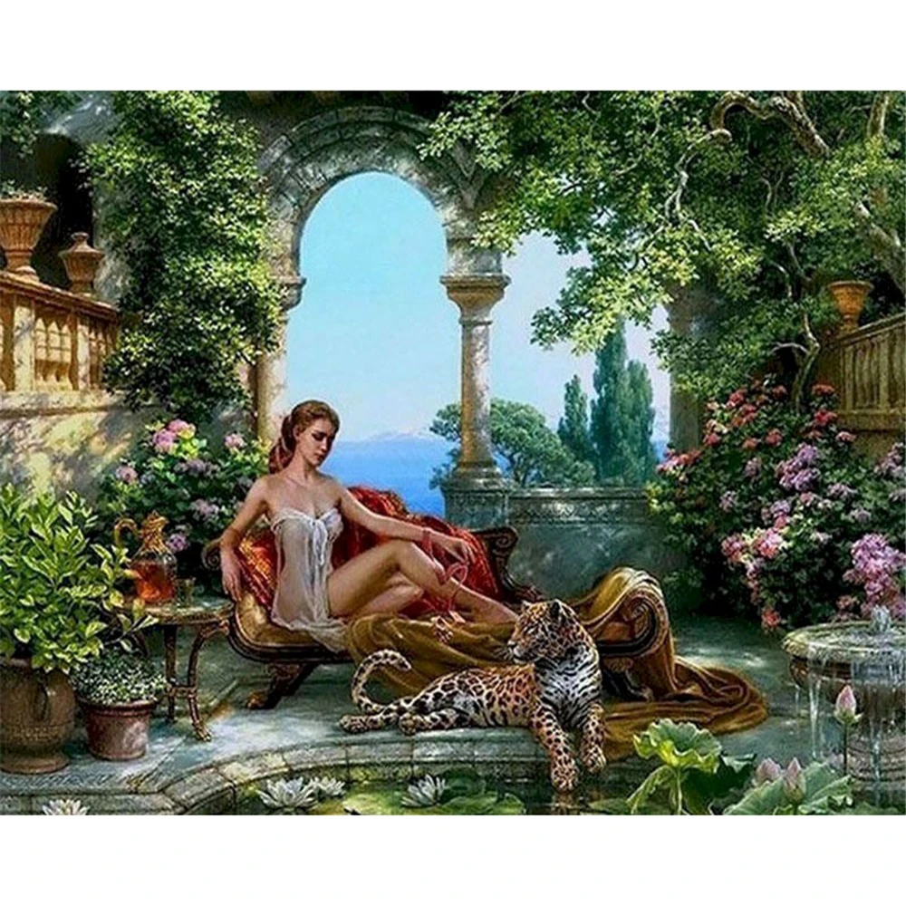 

Flower In Vase DIY 11CT Cross Stitch Embroidery Kits Craft Needlework Set Printed Canvas Cotton Thread Home Decoration Sell