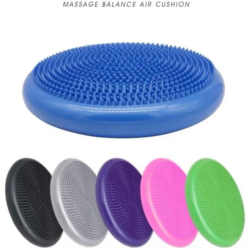 Оптовая надувная подушка для йоги сбалансированная Массажная фитнеса коврик