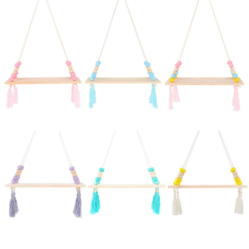 

Cute Girl Wall Decoration Simple Solid Wall Decoration Living Room Wall Hanging DIY Wall Hanging Shelf Children Room Decoration