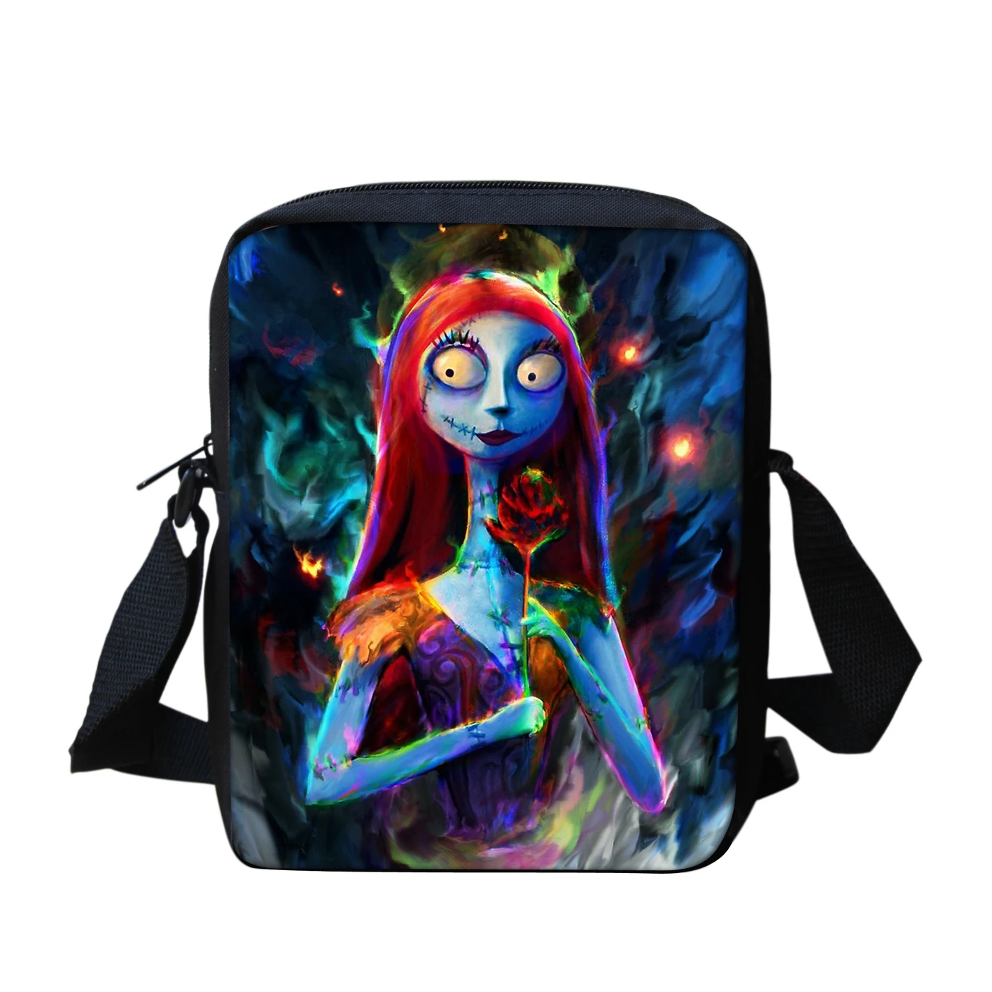 FORUDESIGNS/сумка-мессенджер с принтом Jack Skellington, Кошмар перед Рождеством, сумки через плечо, женская сумка, сумки на плечо, набор - Цвет: QE246E