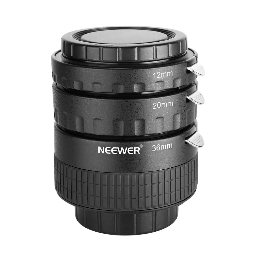 Neewer 2 мм 20 36 AF Автофокус ABS Набор удлинительных трубок для Nikon