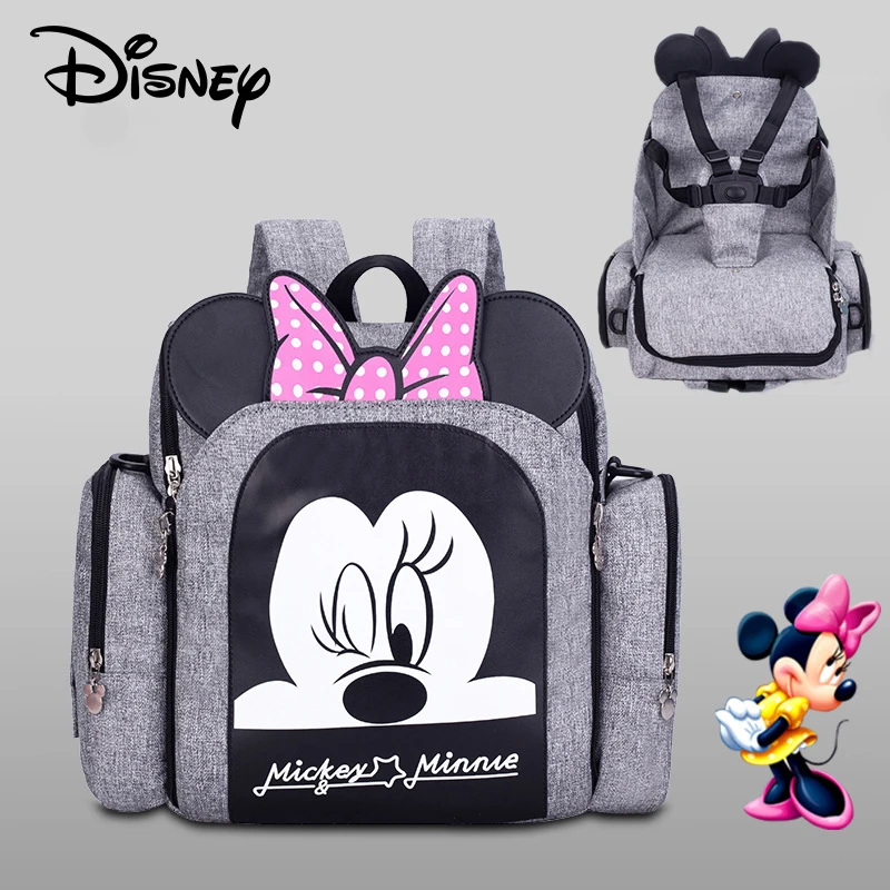 6 Сумка для подгузников для мам disney, сумка для кормящих подгузников для мам, сумка для ухода за ребенком, рюкзак для путешествий, дизайнерские сумки с Микки и Минни - Цвет: 6