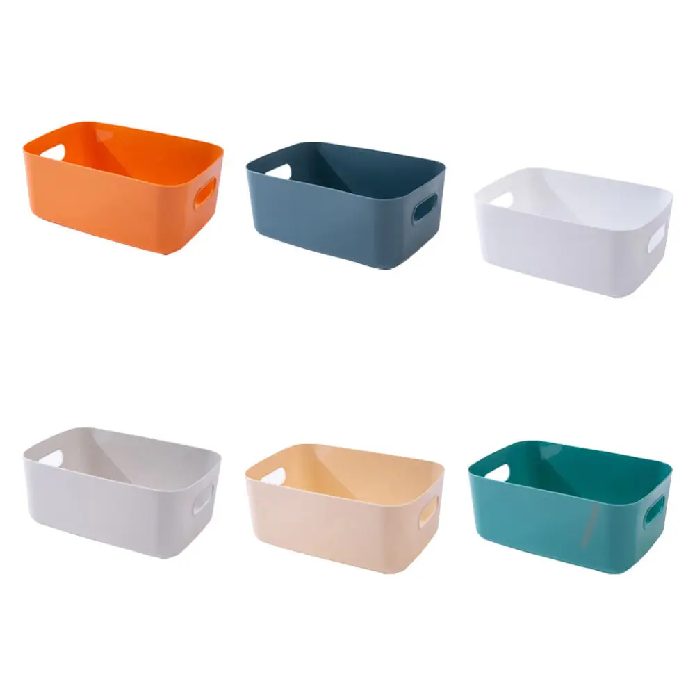 

6PCS Desktop Sundries Toys Storage Boxes Multi-function Boxes (6 Colors)
